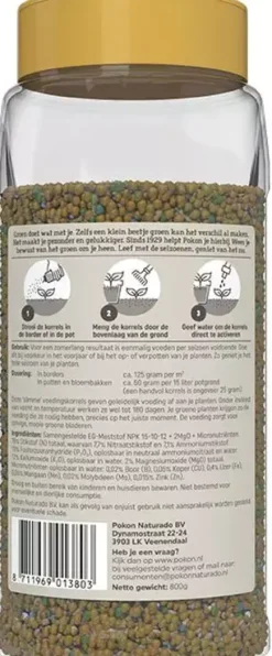 Pokon Groene Planten Voedingskorrels 800g