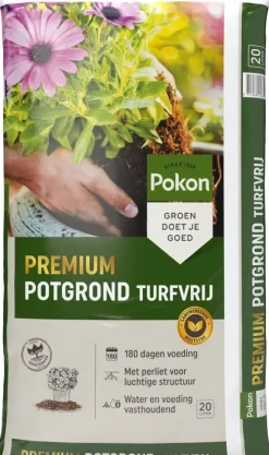 Pokon potgrond premium turfvrij 20l