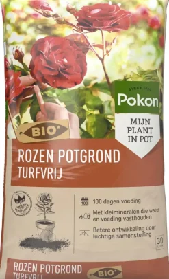 Pokon potgrond rozen bio turfvrij 30l