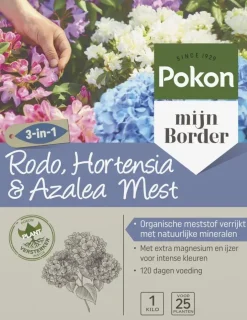 Pokon Rhododendron, Hortensia & Azalea Mest 1kg