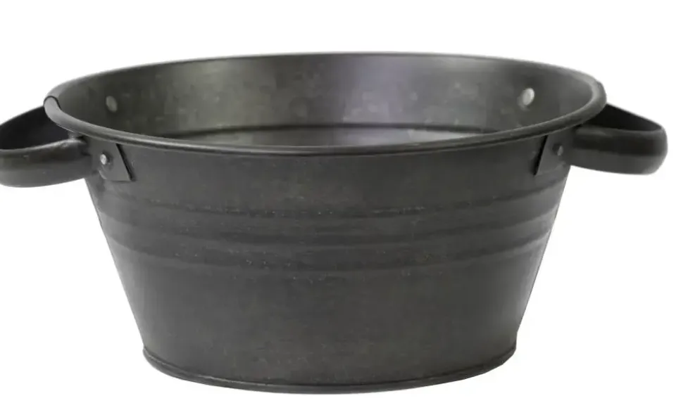 Pot zink lg+hndvt vntg d23h11 zwrt