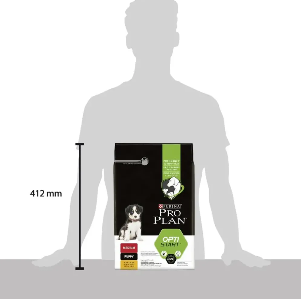 PRO PLAN® Medium Puppy Rijk aan Kip hondenvoer 3kg