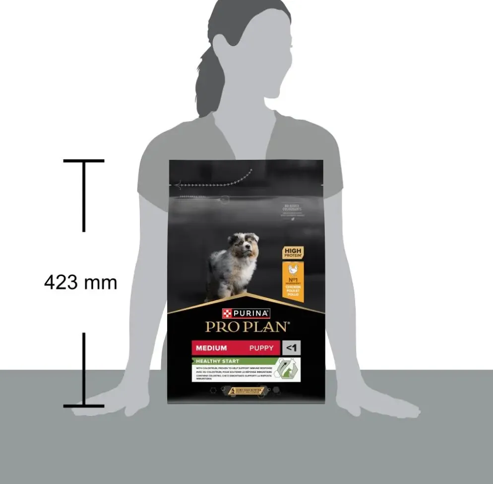 PRO PLAN® Medium Puppy Rijk aan Kip hondenvoer 3kg