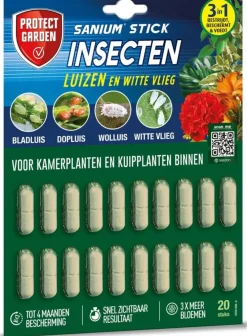 Protect Garden Sanium Stick – Insectenbestrijding voor Kamer- en Kuipplanten – 20 Stuks