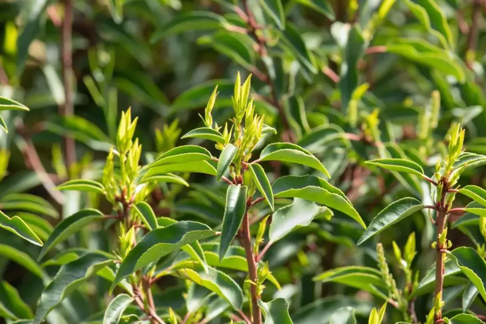 Prunus lusitanica (Portugese laurier)