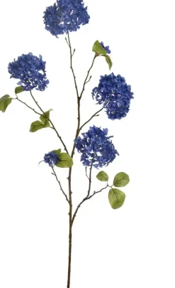 Pure Royal kunsttak hortensia 110cm donkerblauw