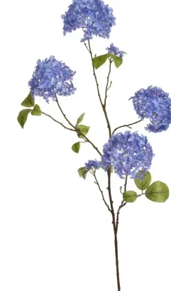 Pure Royal kunsttak hortensia 110cm blauw