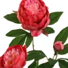 Pure Royal kunsttak pioen tak 70cm koraal