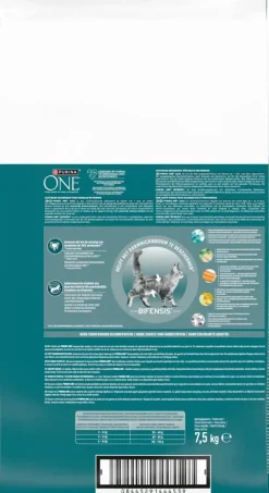 PURINA ONE Adult Rijk aan Zalm kattenvoer 7,5kg