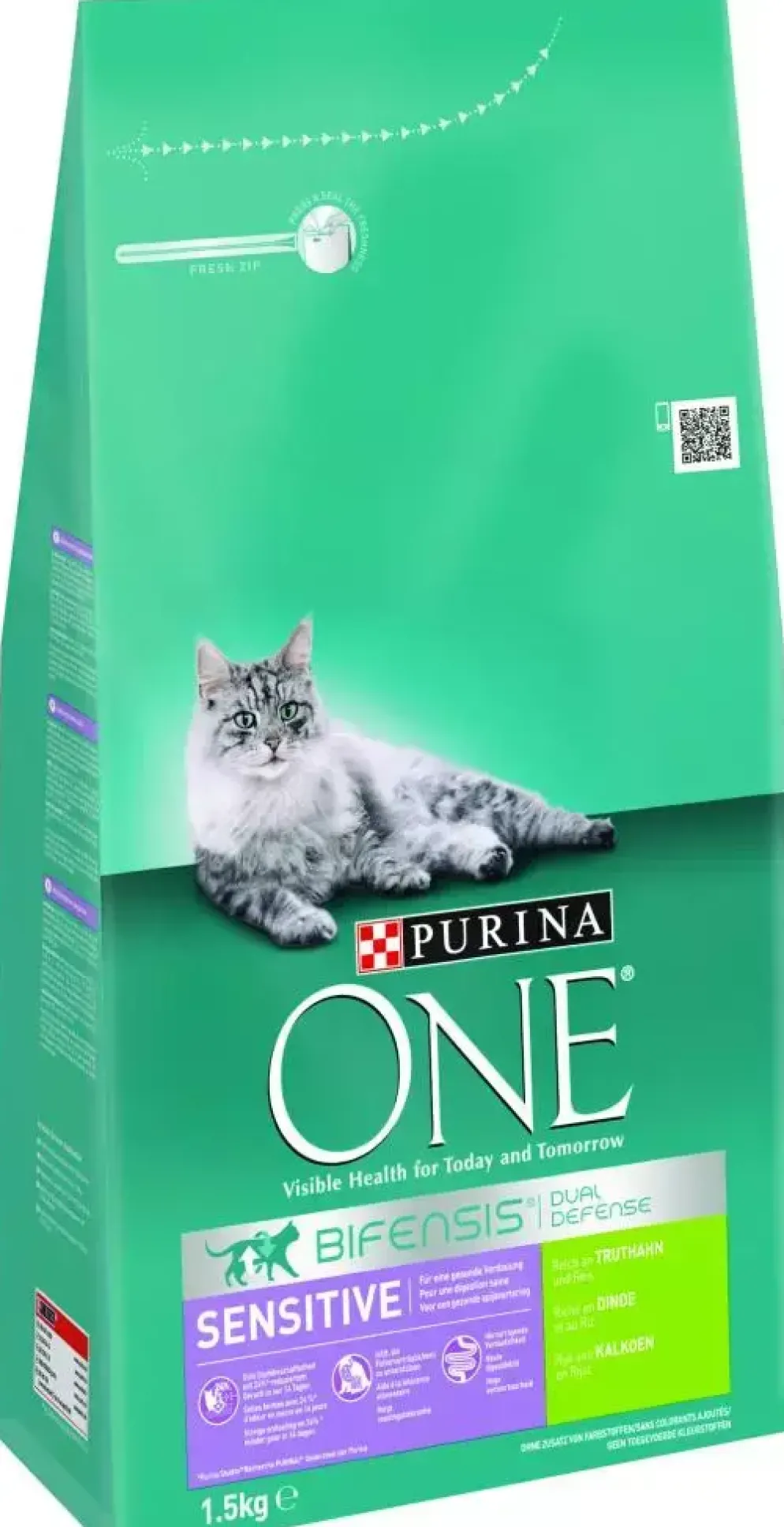 Purina One Sensitive kalkoen 1,5 kg