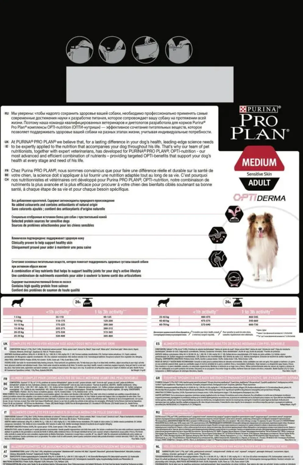 PURINA® PRO PLAN® Medium Adult Hond Sensitive Skin Rijk aan Zalm