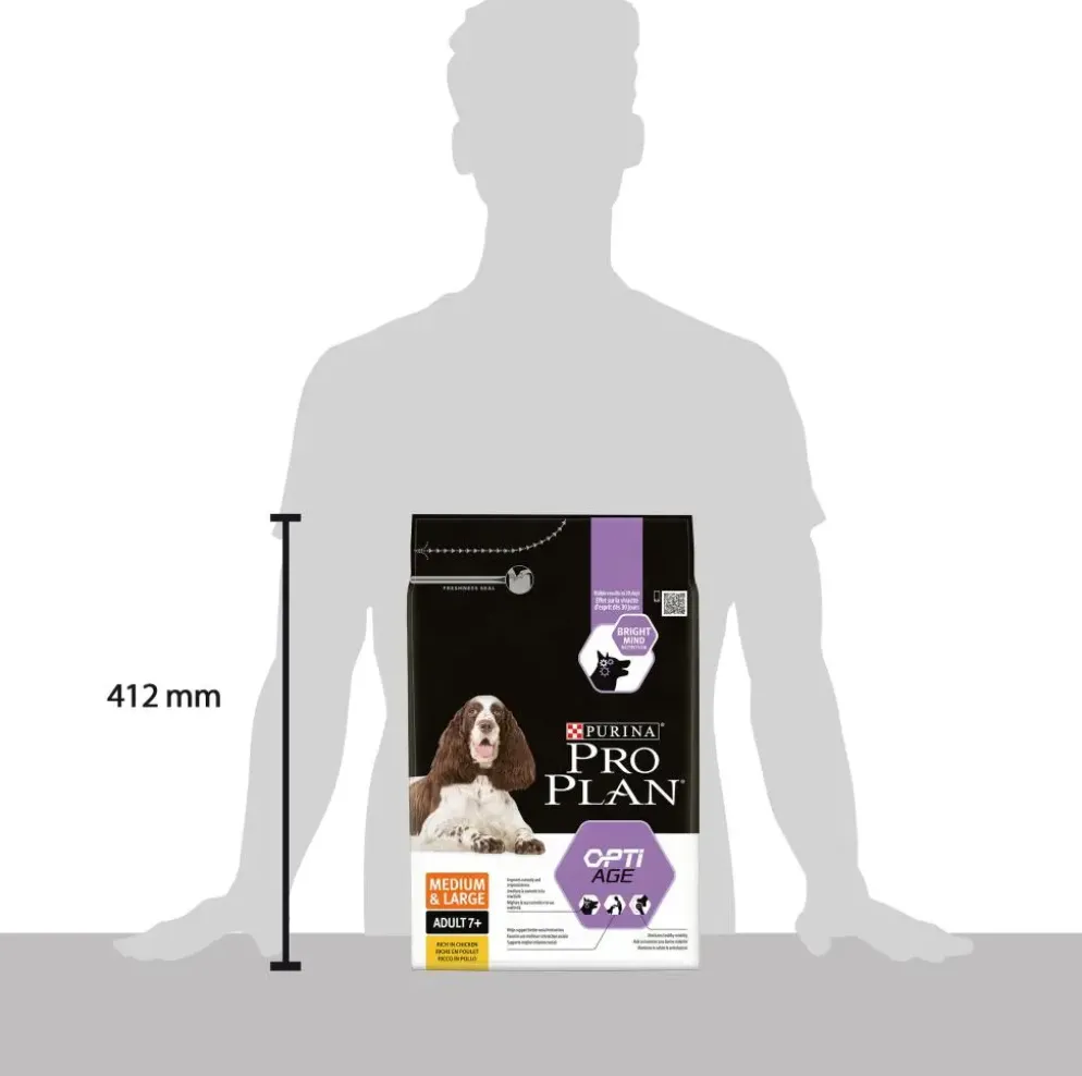 PURINA PRO PLAN Medium & Large Adult Hond 7+ Rijk aan Kip