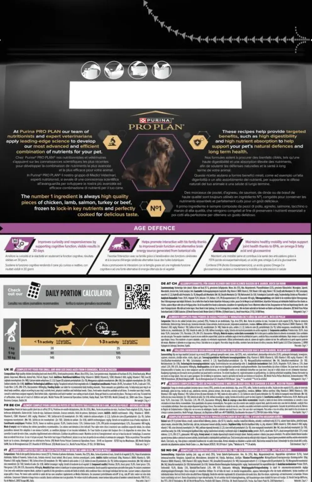 PURINA PRO PLAN Small & Mini Adult Hond 9+ Rijk aan Kip