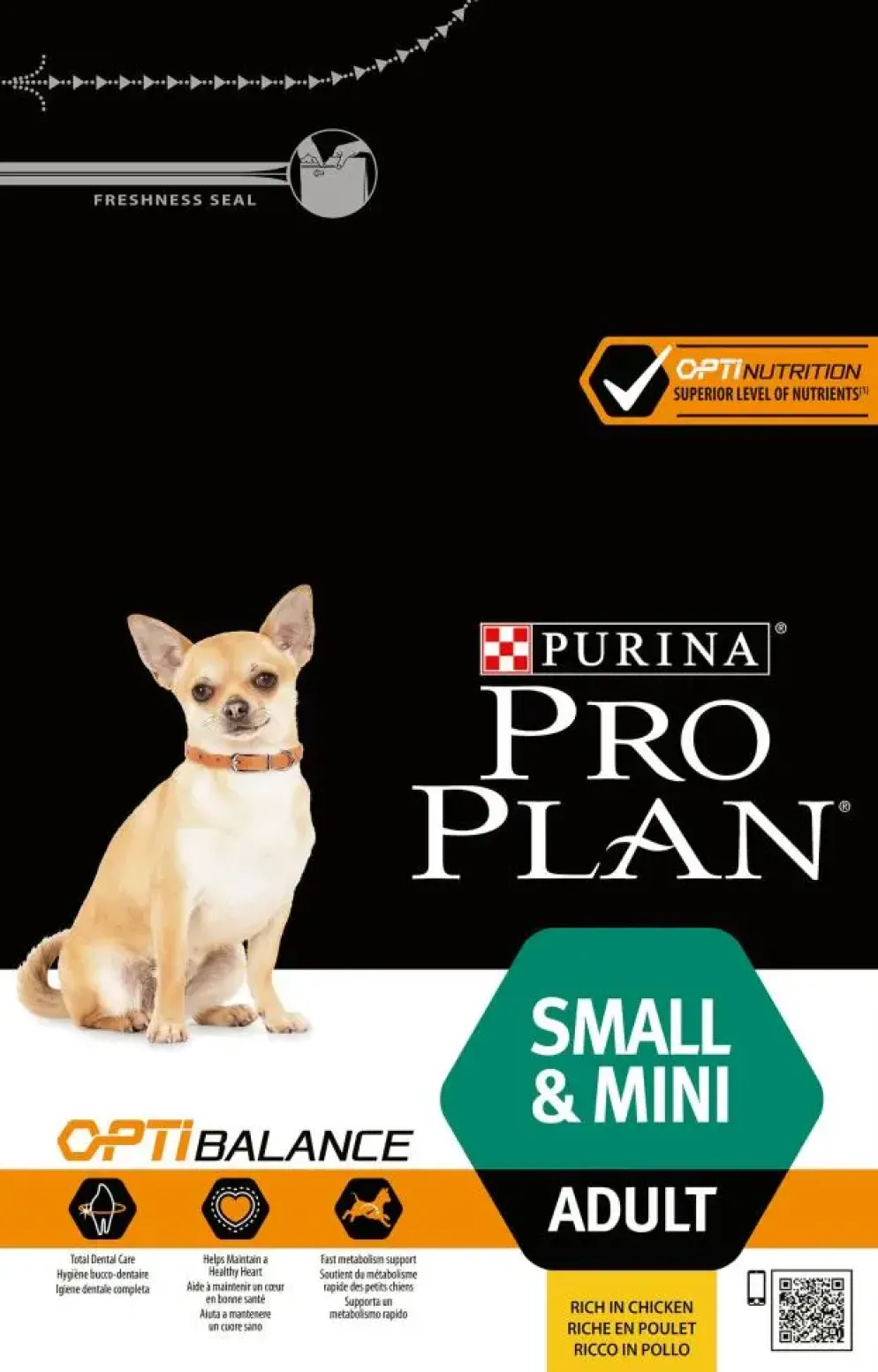 PURINA® PRO PLAN® Small & Mini Adult Hond Rijk aan Kip
