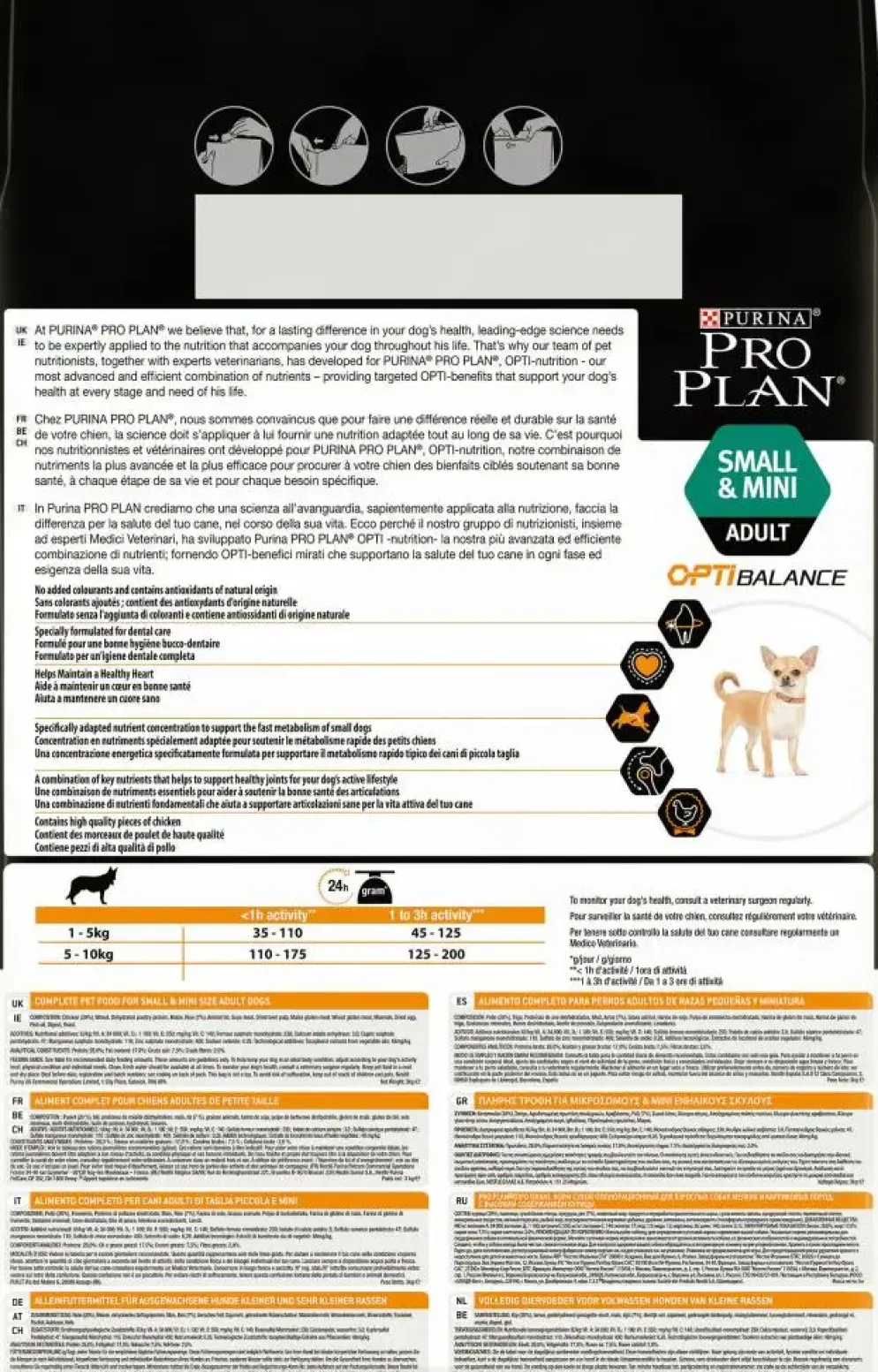 PURINA® PRO PLAN® Small & Mini Adult Hond Rijk aan Kip