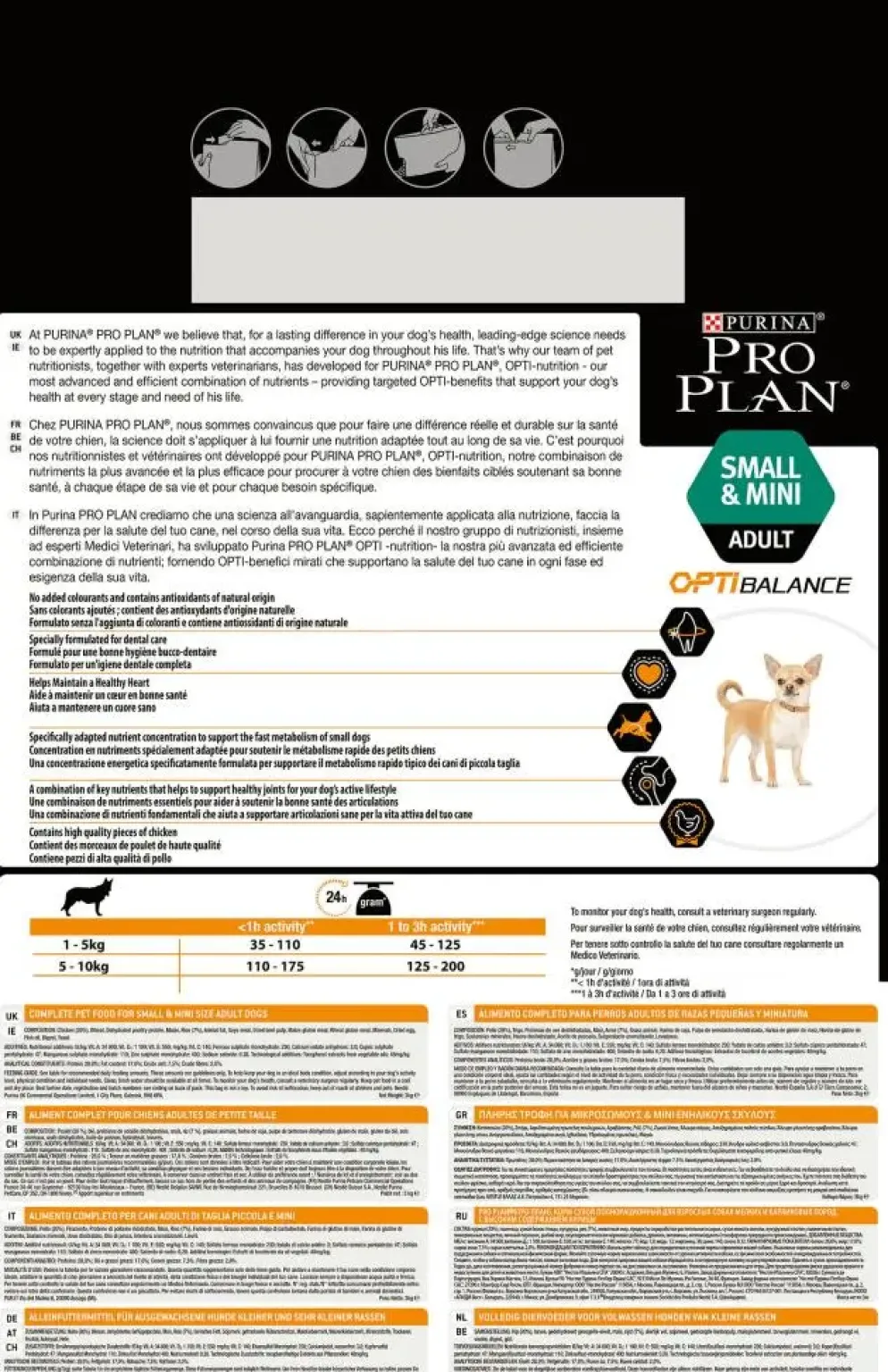 PURINA® PRO PLAN® Small & Mini Adult Hond Rijk aan Kip