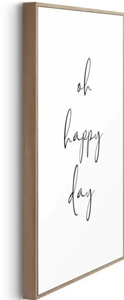Reinders schilderij hout oh happy day 20x30cm botanic
