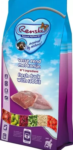 Renske Adult droogvoer verse eend & konijn 2kg