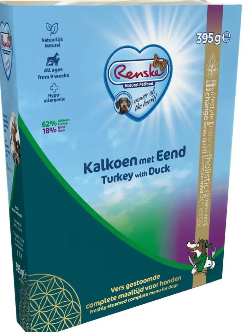 Renske Adult vers kalkoen & eend 395g