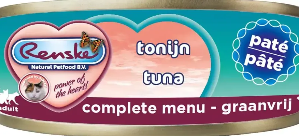 Renske graanvrije kattenpaté verse tonijn 70g