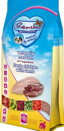 Renske Puppy droogvoer verse kip & lam 2kg