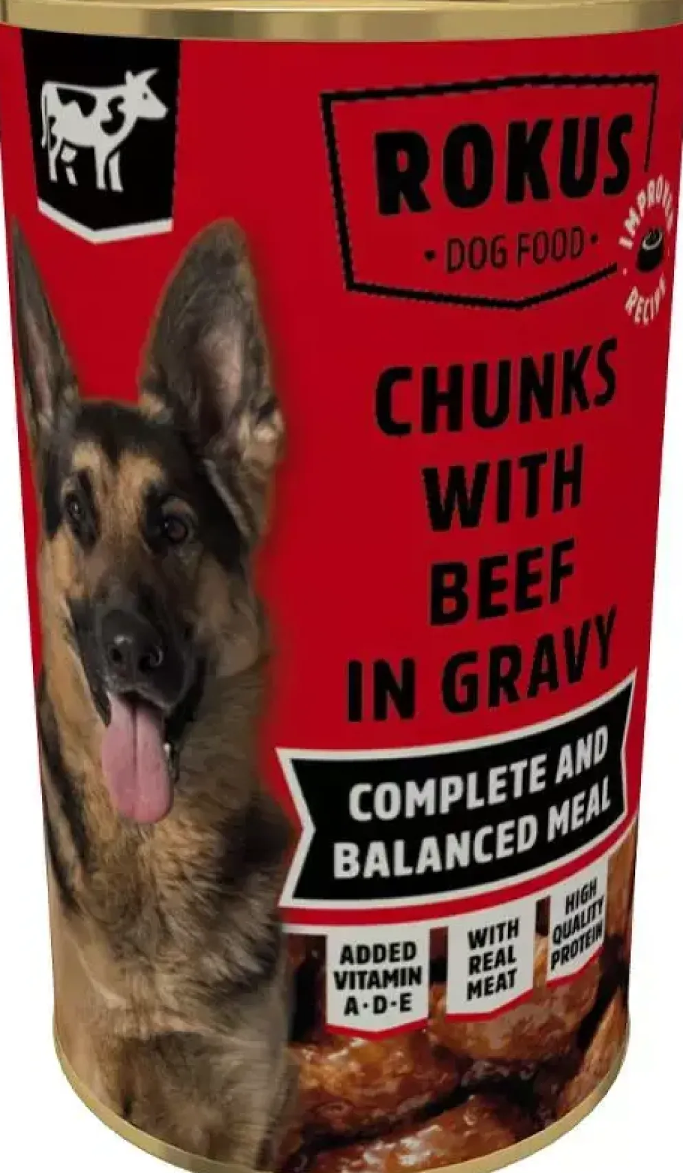 Rokus Chunks Adult hondenvoer rund 1,24kg