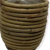 Rotan Ballon plantenmand 7x8cm