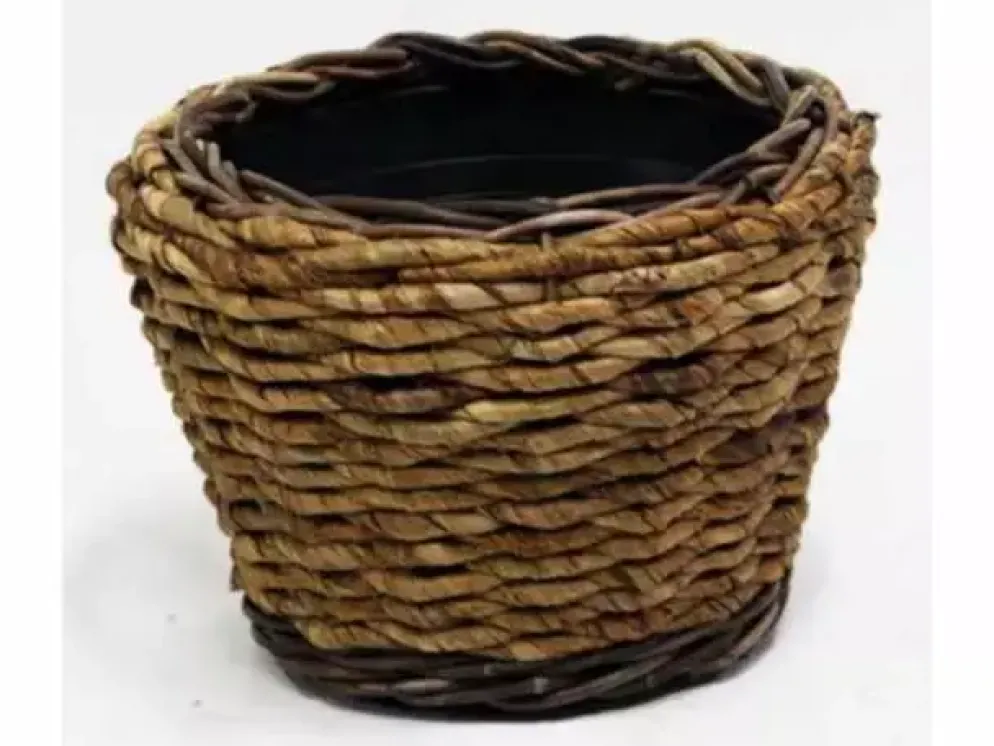 Rotan Drypot Abaca grote plantenmand 36x28cm