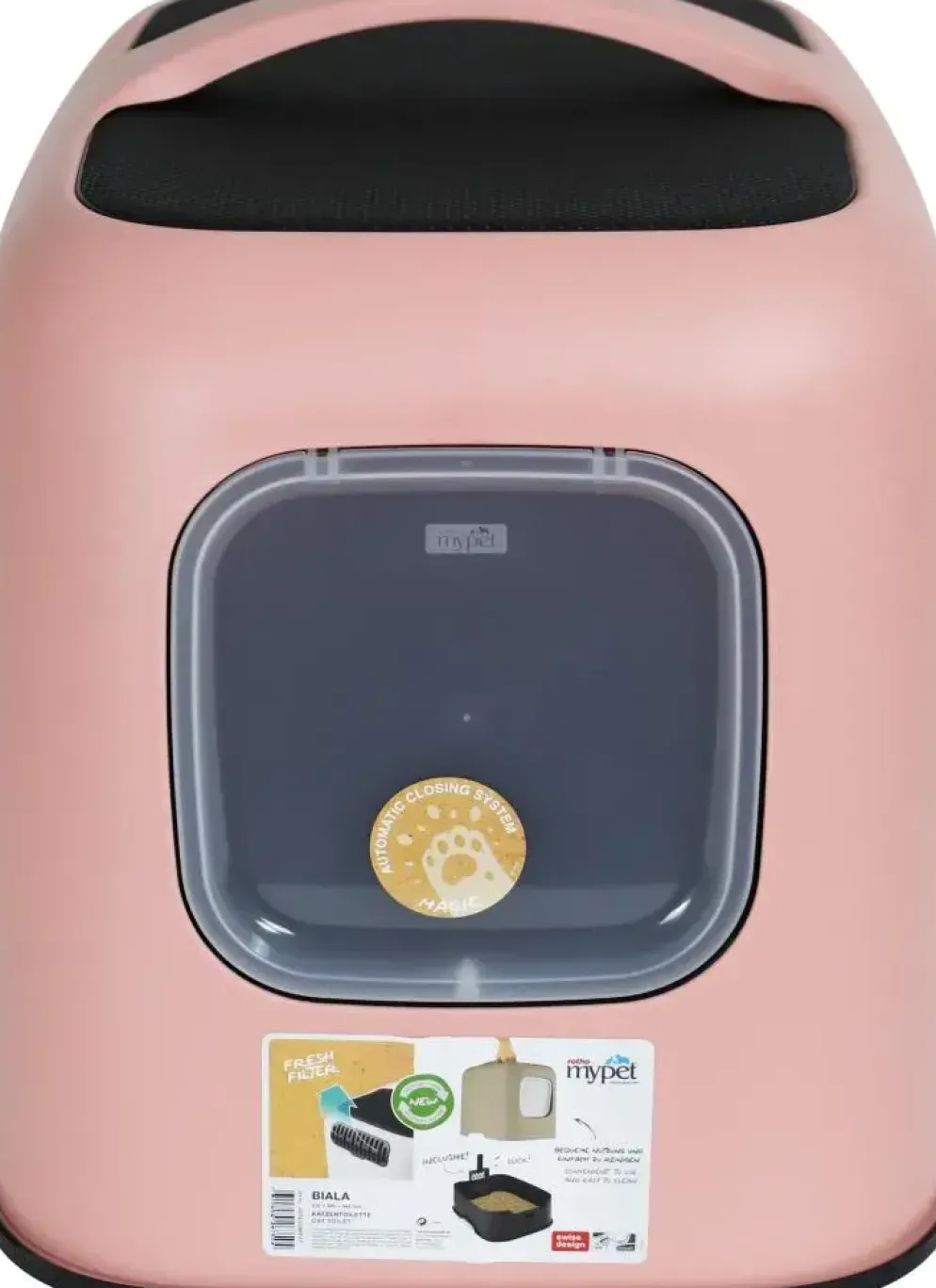 Rotho Biala kattenbak, kattentoilet roze