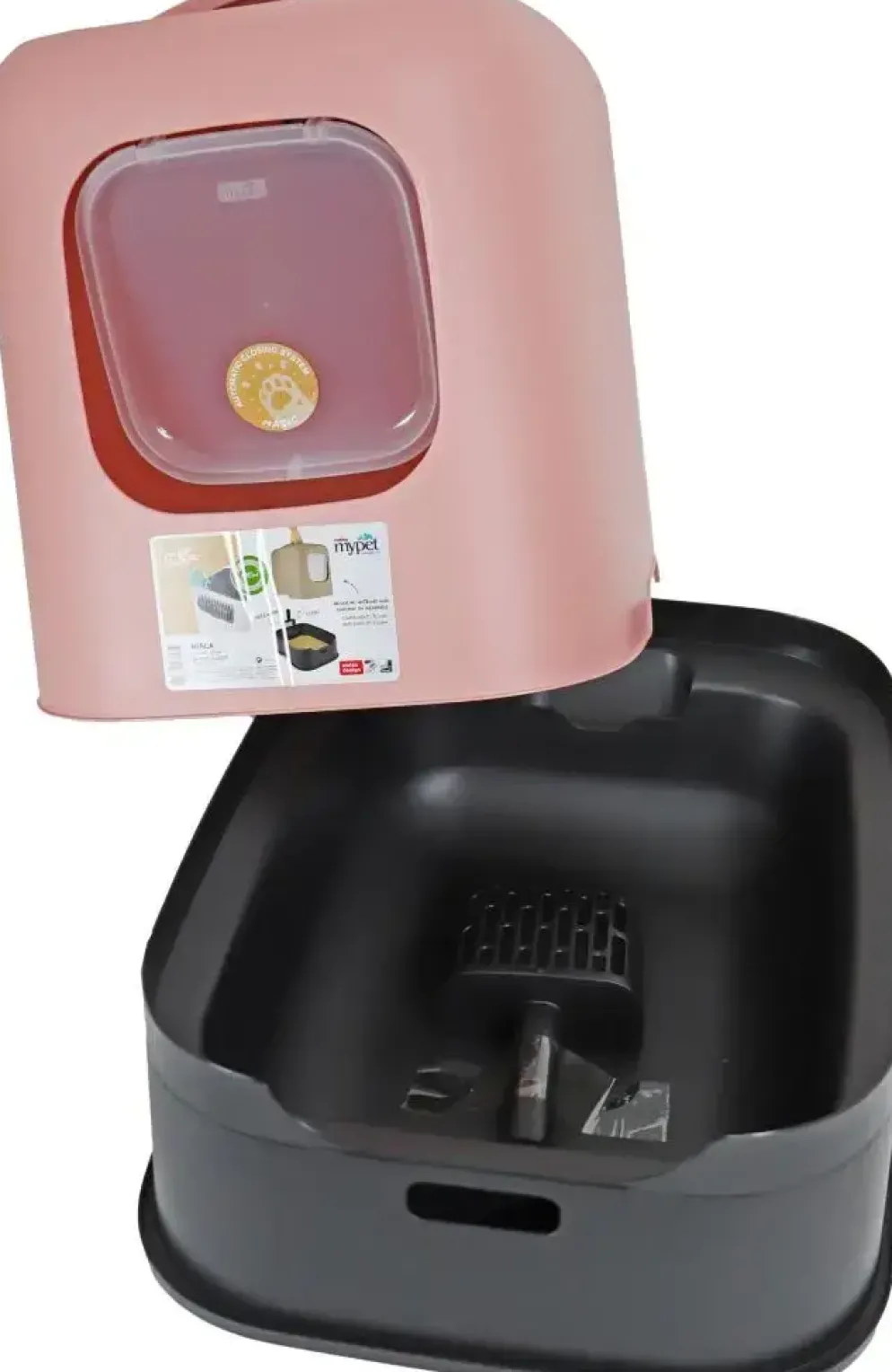 Rotho Biala kattenbak, kattentoilet roze
