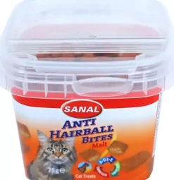 Sanal bites Anti Hairball kattensnack, 75g