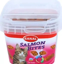 Sanal bites Salmon kattensnack, 75g
