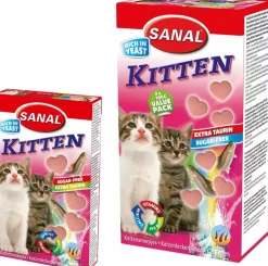 Sanal kittensnoepjes met gist 40 tabletten, 30g