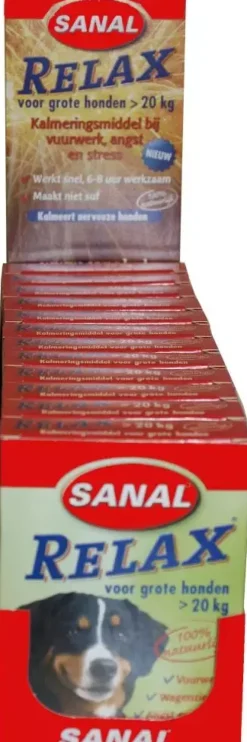 Sanal Relax grote hond >20 kg, 15 tabletten