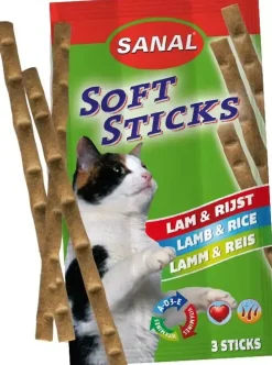 Sanal Soft Sticks lam & rijst 3 x 20g