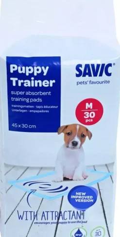Savic puppy trainer medium, pak à 30 navulpads
