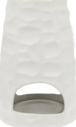 ScentChips geurbrander chiselled keramiek 10x15cm wit
