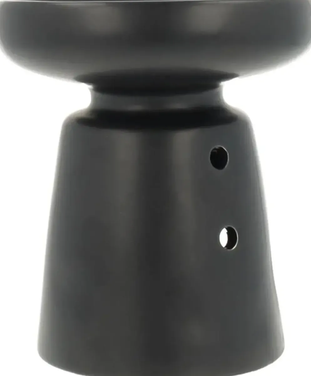 ScentChips geurbrander keramiek chalice 12x12x13cm zwart