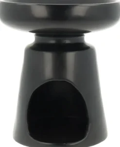 ScentChips geurbrander keramiek chalice 12x12x13cm zwart