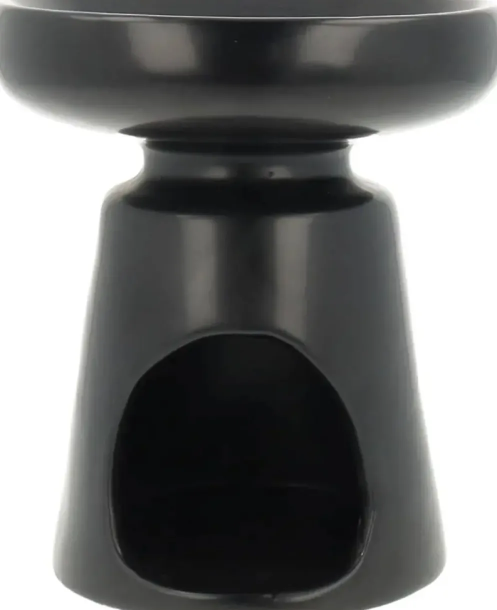 ScentChips geurbrander keramiek chalice 12x12x13cm zwart