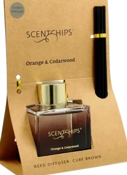 ScentChips geurstokjes set cube Orange & Cedarwood - 100ml