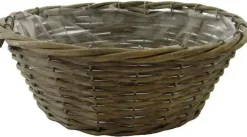 Schaal wilg grijs 30x12 cm