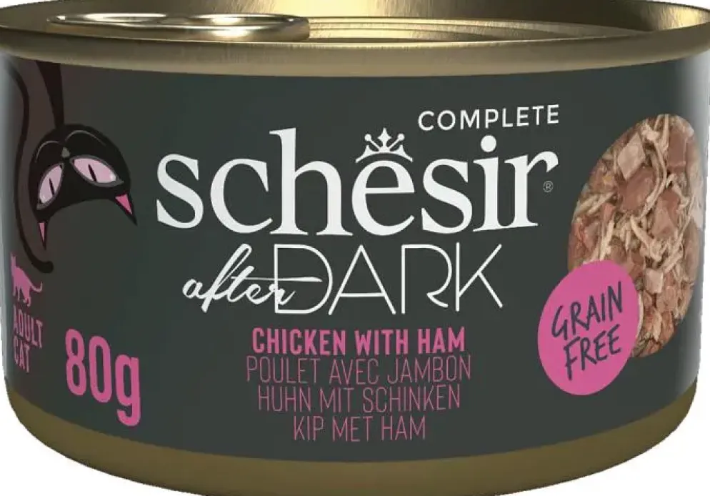 Schesir After Dark met bouillon kip & ham 80g