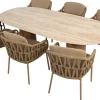 4 Seasons Outdoor diningset biarritz amber