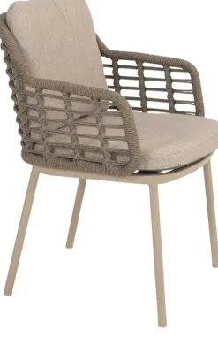 4 Seasons Outdoor dining tuinstoel puglia latte