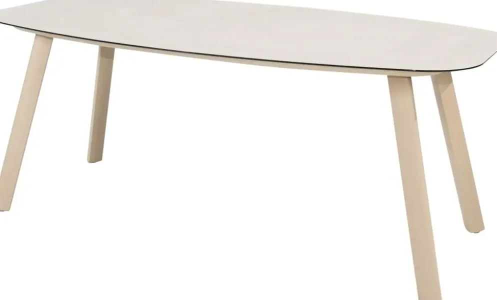 4 Seasons Outdoor dining tuintafel manolo 180x95x75cm latte
