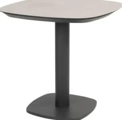 4 Seasons Outdoor dining tuintafel manolo print 75x75x74cm antraciet