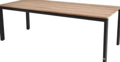 4 Seasons Outdoor dining tuintafel goa teak 280x95x74cm antraciet