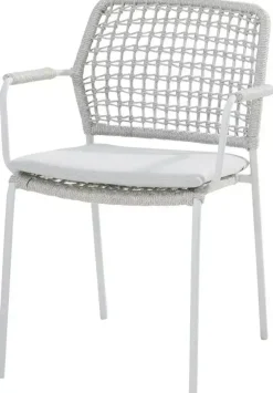 4 Seasons Outdoor stapelbare dining tuinstoel barista frost grey