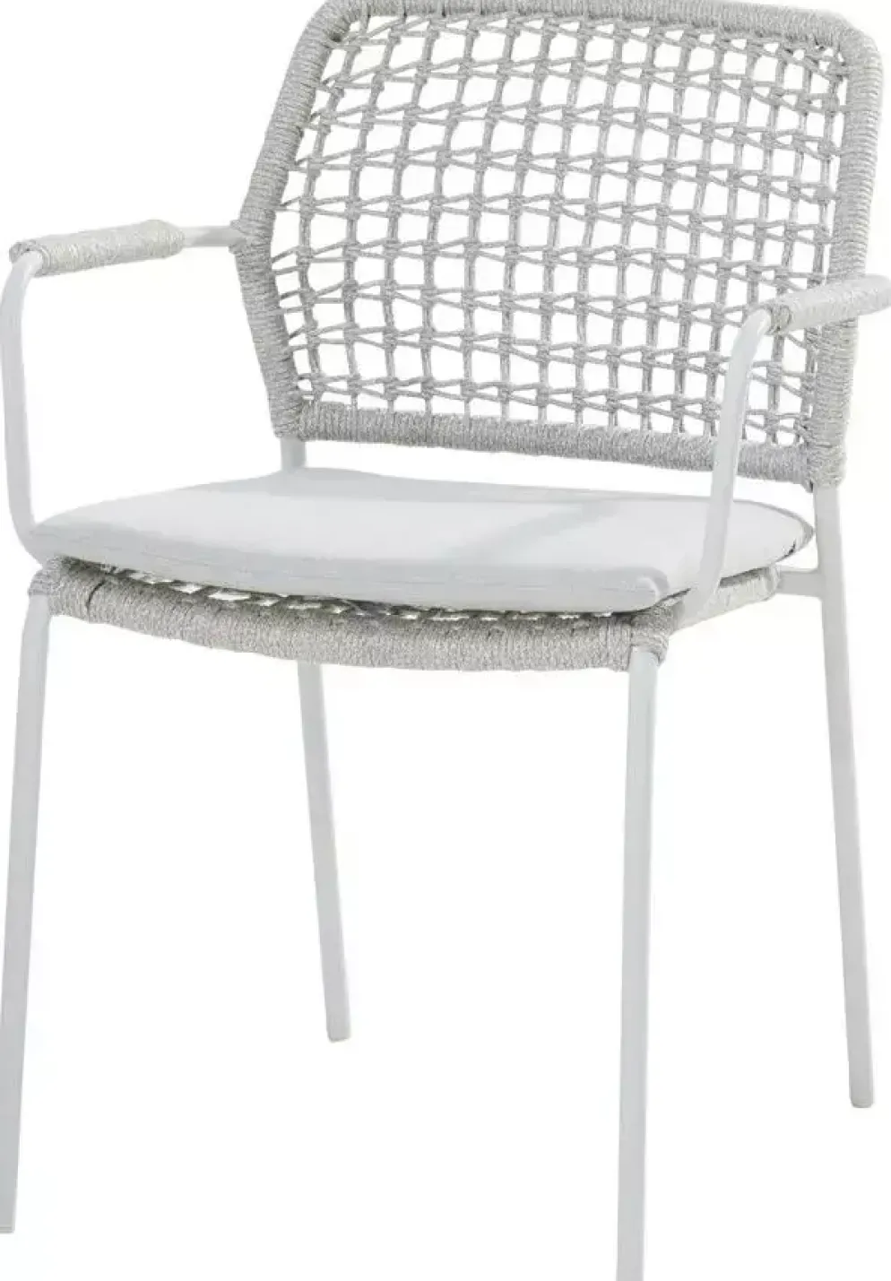 4 Seasons Outdoor stapelbare dining tuinstoel barista frost grey